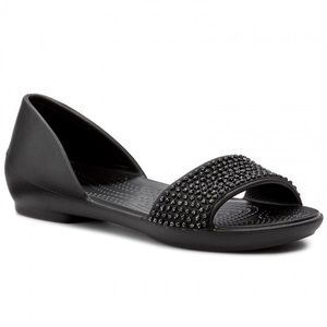 Crocs Lina Embellished D'Orsay Flat
